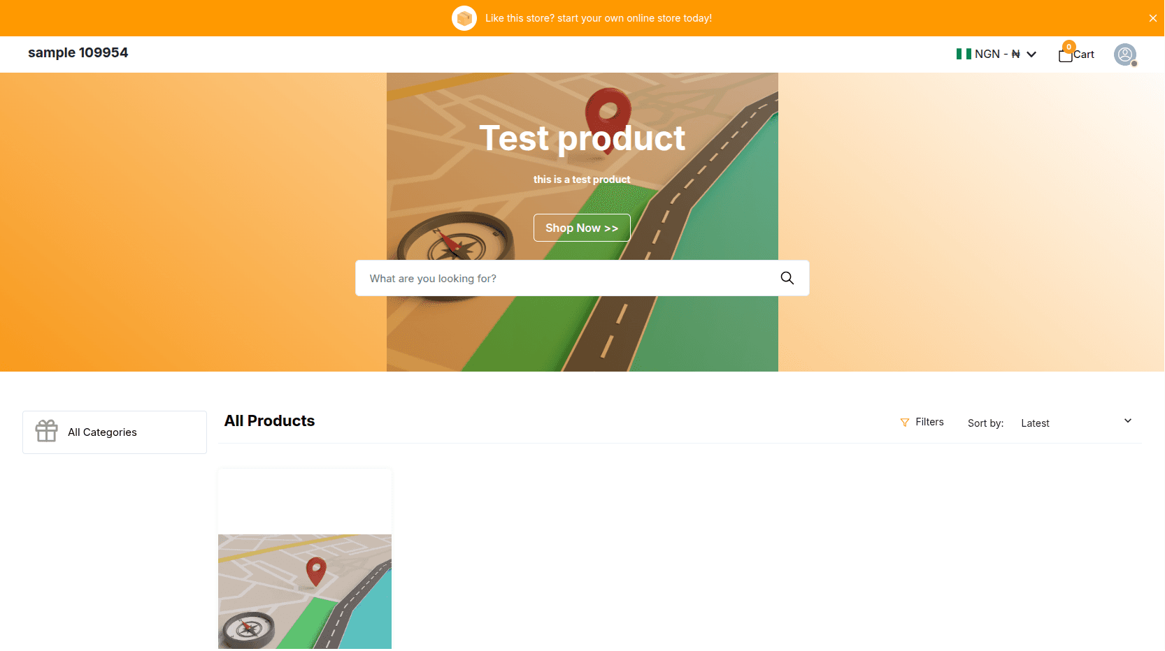 QShop E-Commerce Storefront